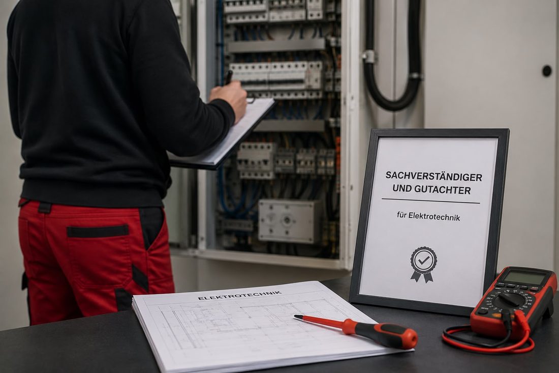 Prüfung als Sachverständiger und Gutachter für Elektrotechnik