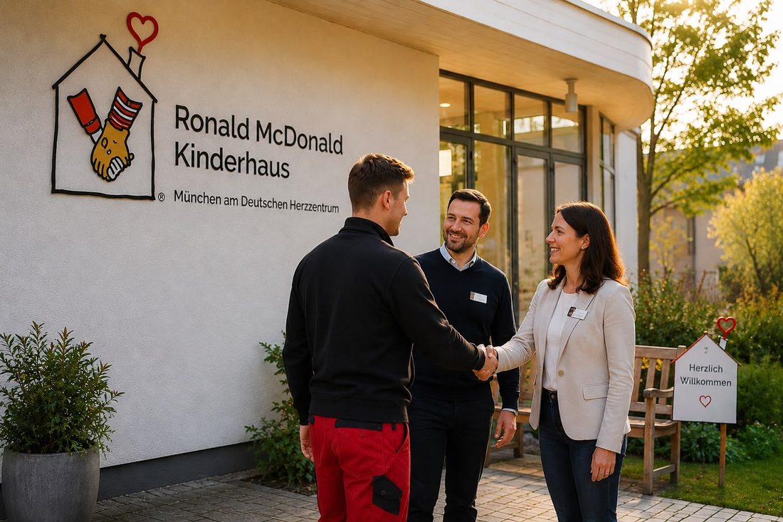 Ehrenamtliches Engagement von Elektro Wechselberger im Ronald McDonald Kinderhaus