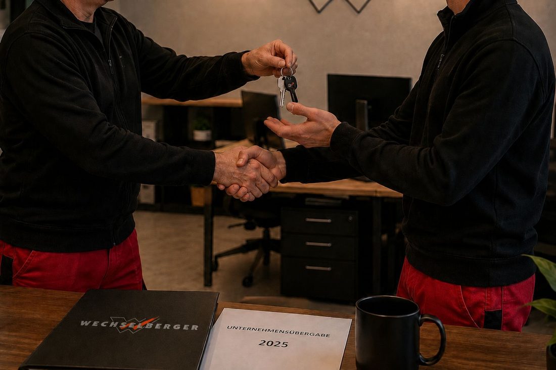 Übergabe der Firma an Christoph Wechselberger
